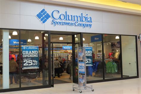 columbia sportswear stores near me hours